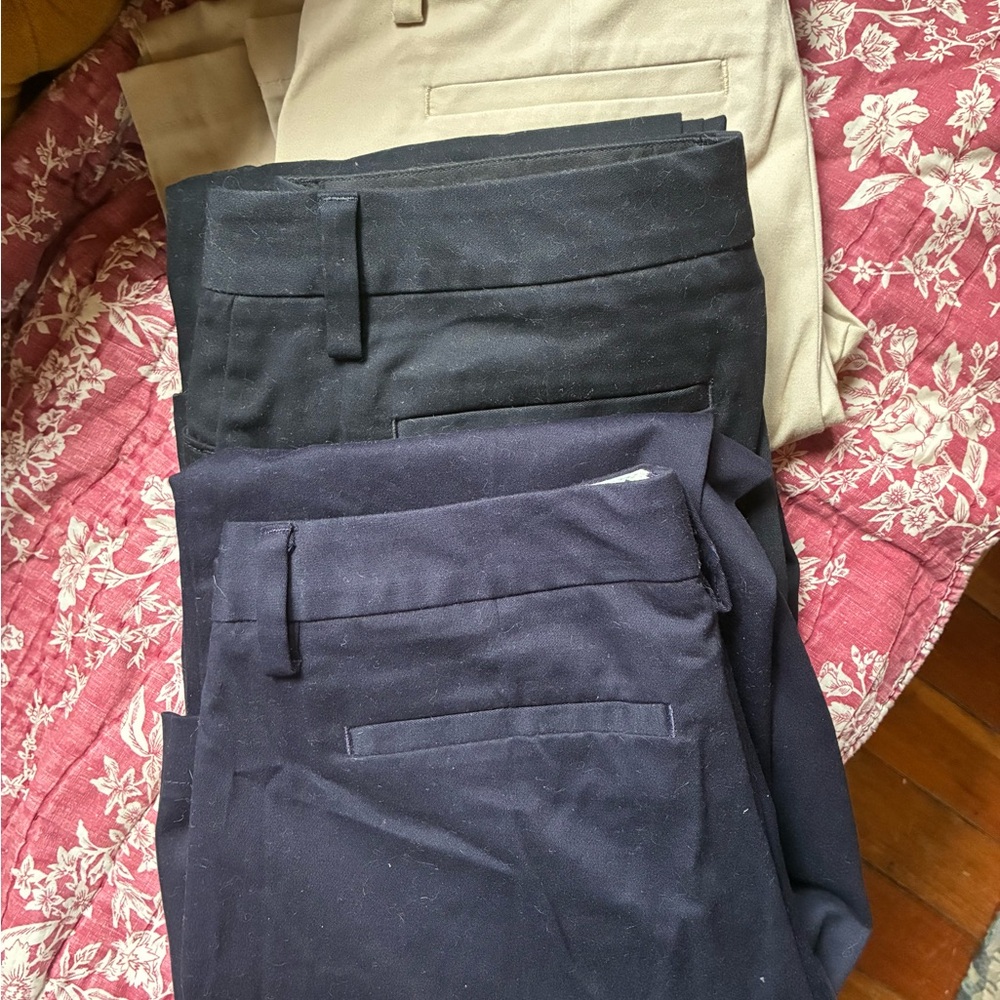 Women’s  Black,  Navy and Tan dress Pants/trousers size 4 never worn NWOT
